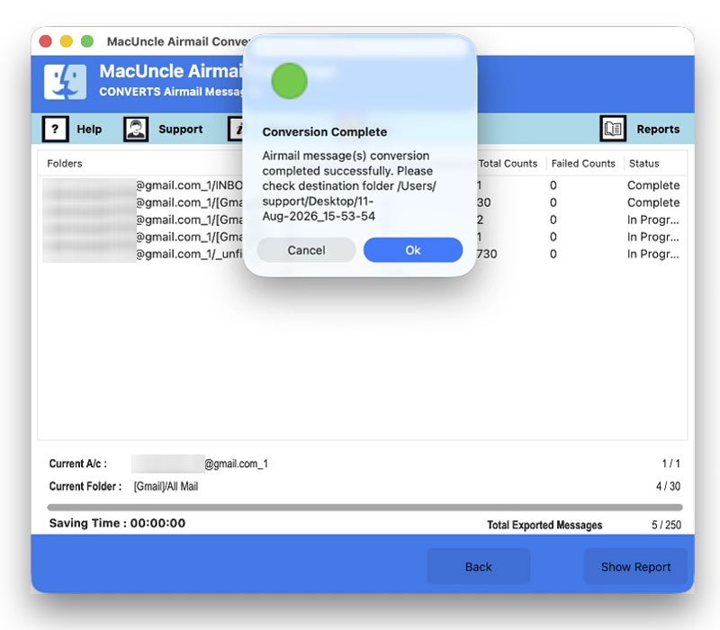 export airmail emails on mac