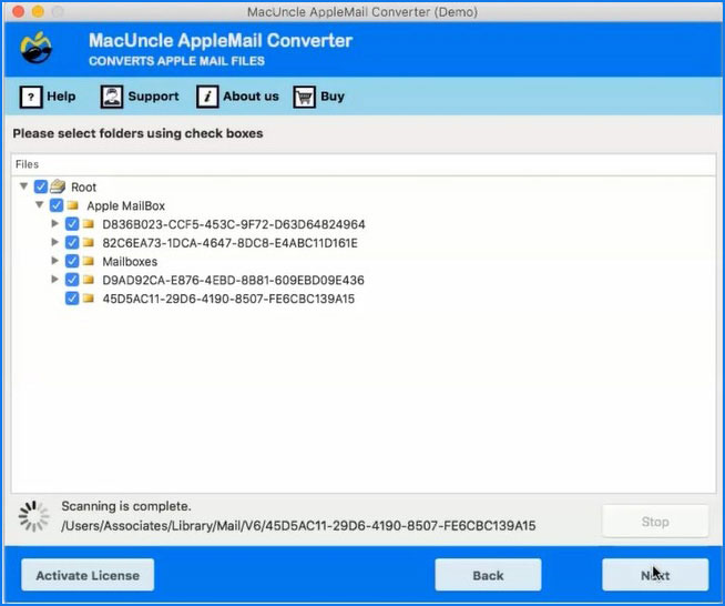 select specific folder for conversion