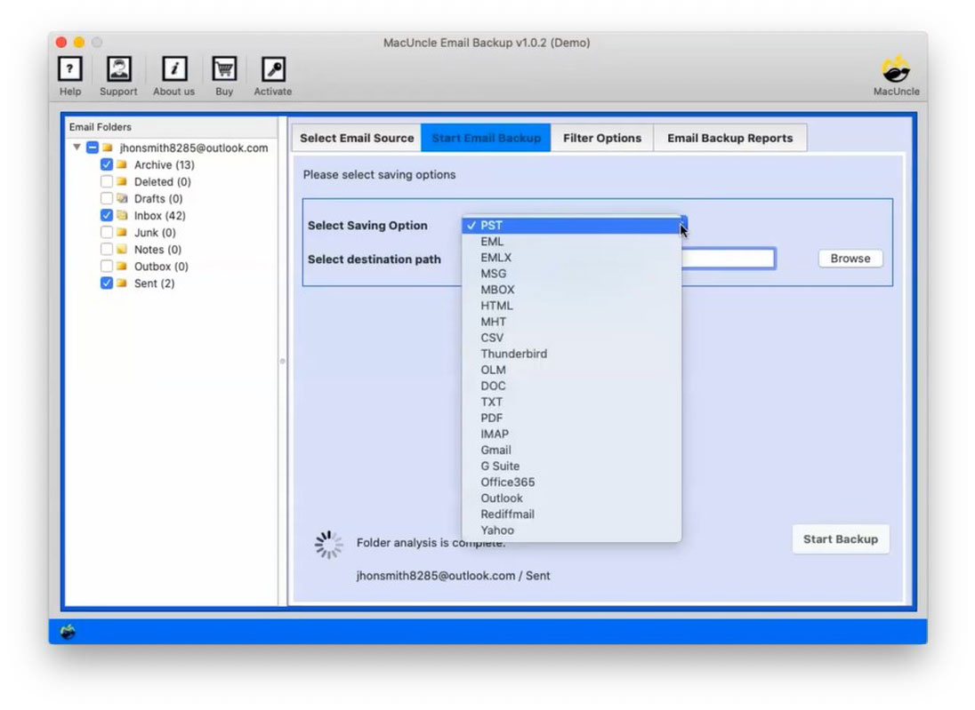 Choose any file format