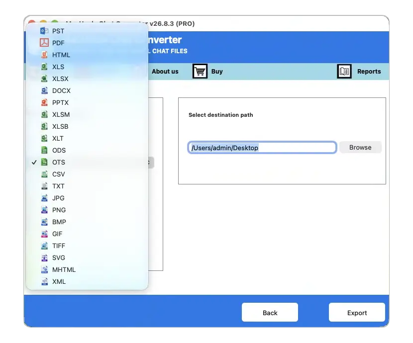 choose pdf