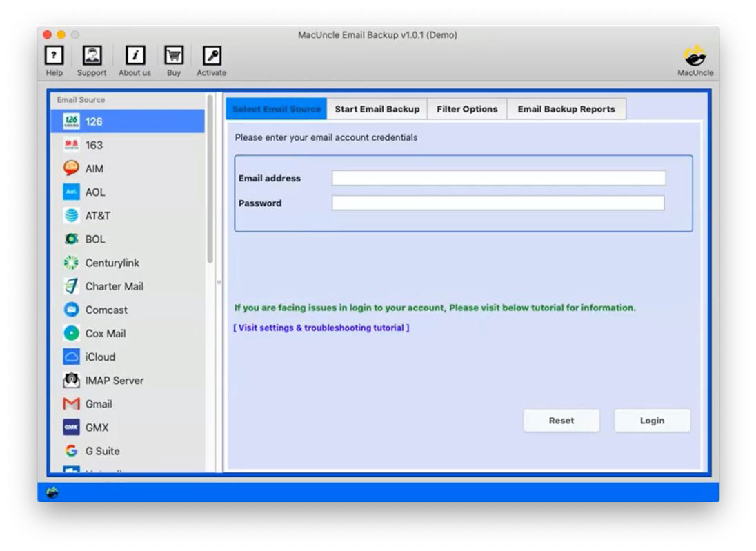 Export Office 365 to CSV on Mac using MacUncle