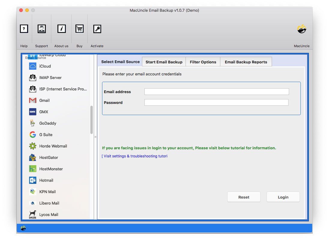 Select IBM Verse to import IBM verse to Office 365