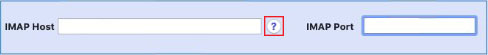 enter imap host and port