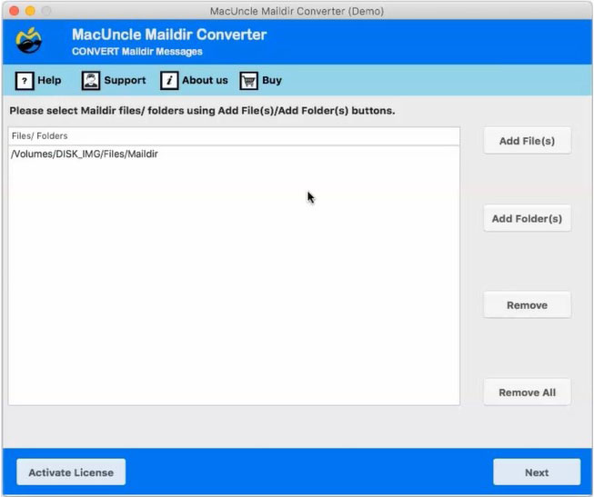 Select Maildir files and Convert Maildir to PST