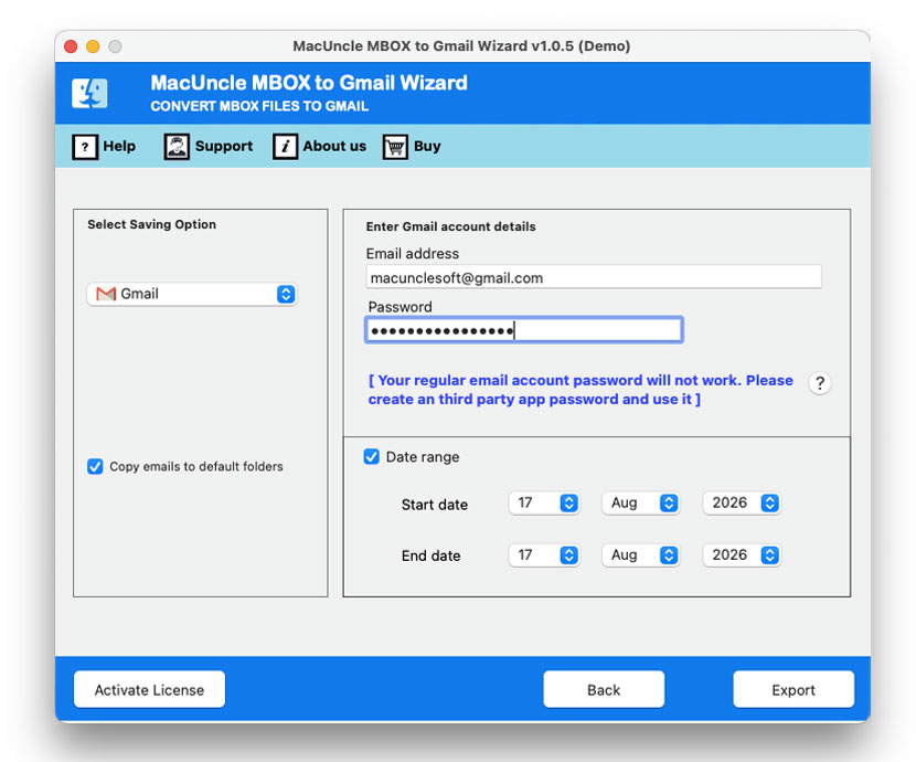 enter gmail login details