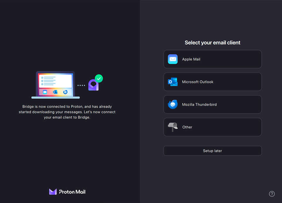 choose apple mail