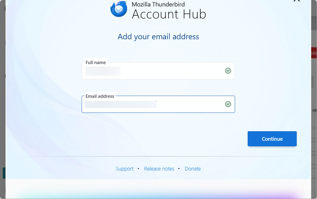 enter gmail details