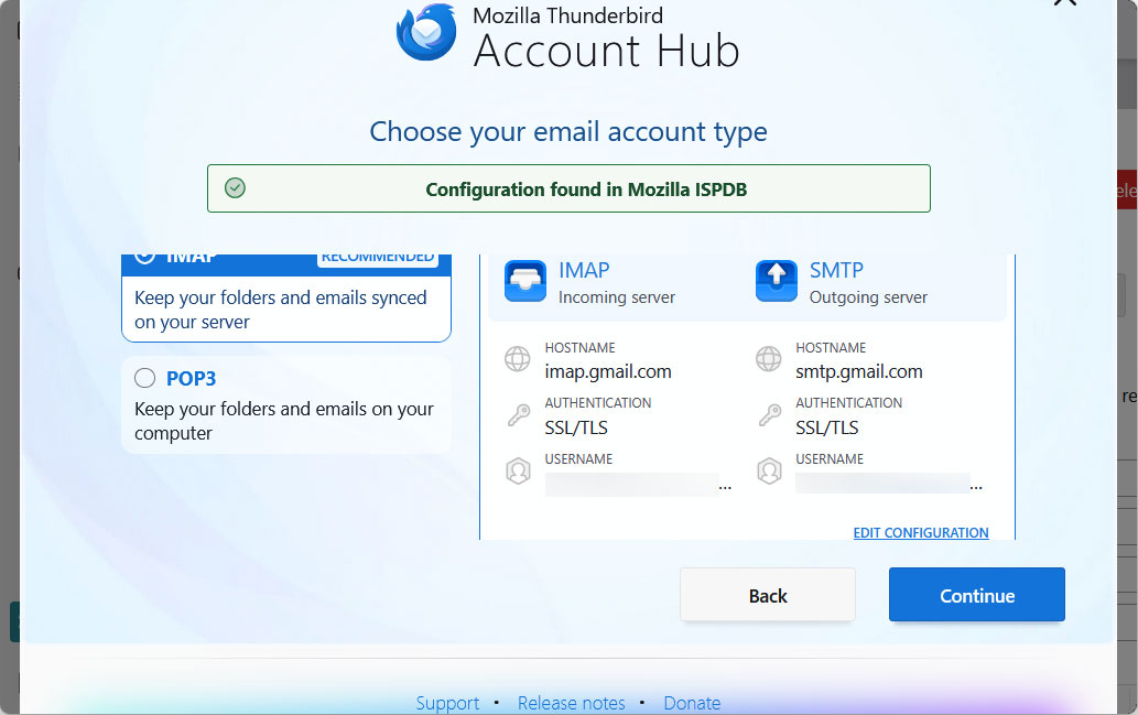 select imap to import eml to gmail