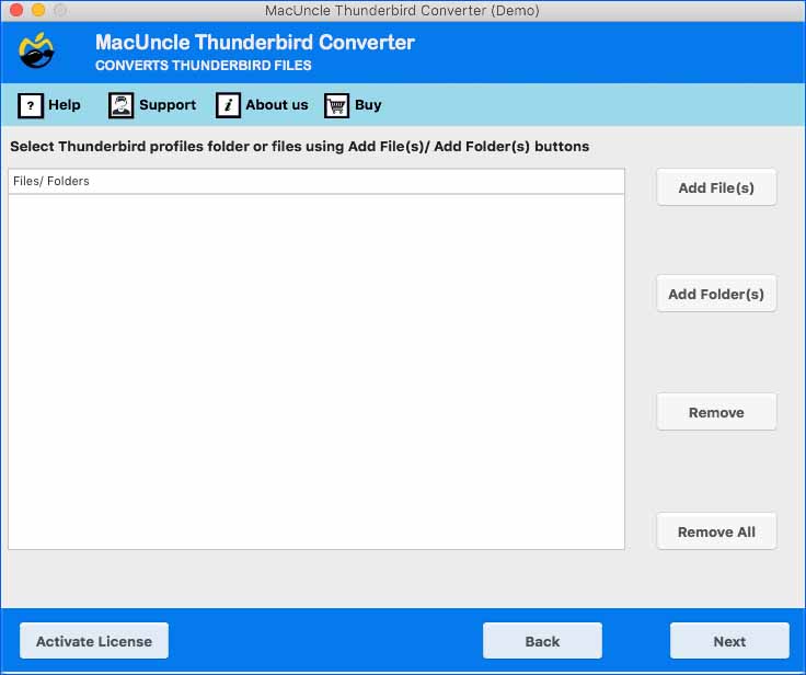 Add Thunderbird emails to the panel