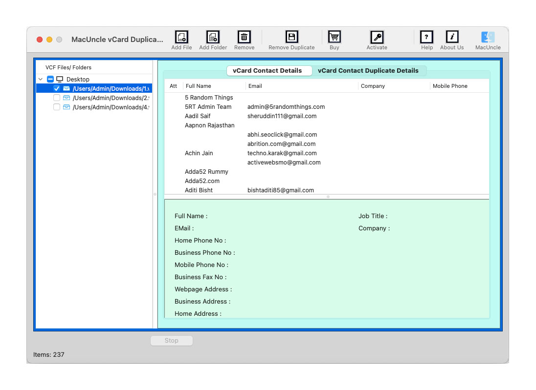 add google contacts vcf files